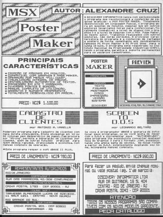 Revista CPU MSX - No. 15 - 1988