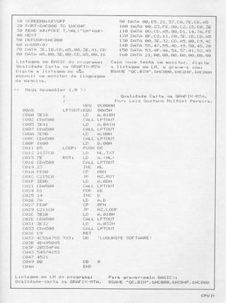 Revista CPU MSX - No. 15 - 1988