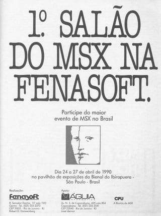 Revista CPU MSX - No. 15 - 1988