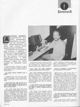 Revista CPU MSX - No. 15 - 1988