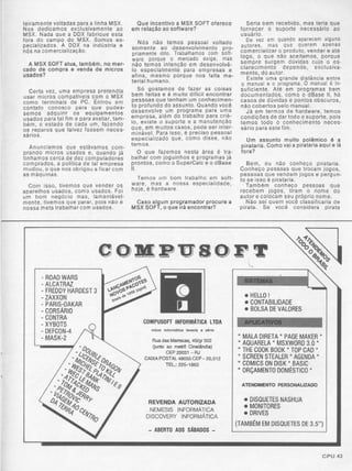 Revista CPU MSX - No. 15 - 1988