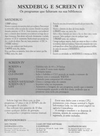 Revista CPU MSX - No. 15 - 1988