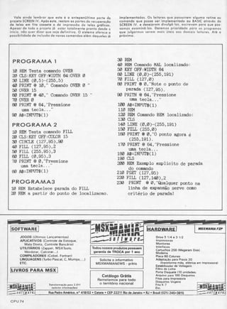 Revista CPU MSX - No. 15 - 1988