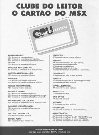 Revista CPU MSX - No. 15 - 1988
