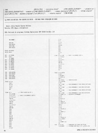 Revista CPU MSX - No. 16 - 1988