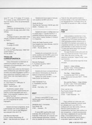 Revista CPU MSX - No. 16 - 1988