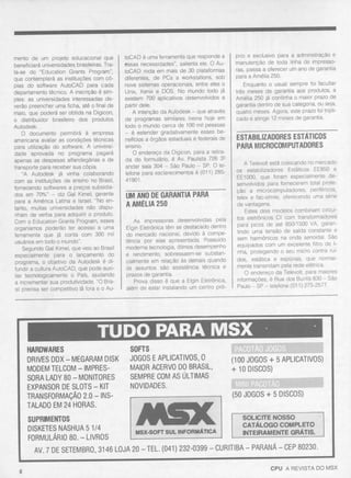 Revista CPU MSX - No. 16 - 1988