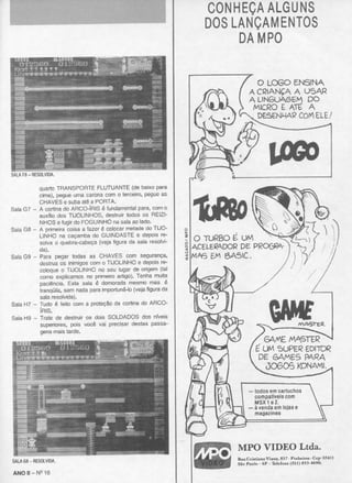 Revista CPU MSX - No. 16 - 1988