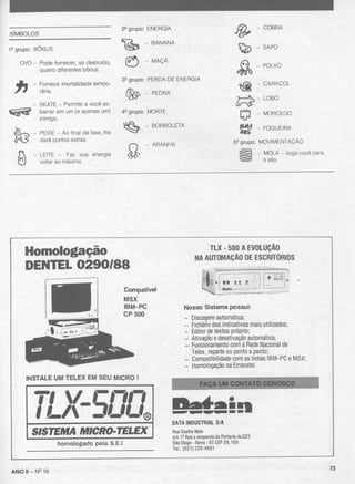 Revista CPU MSX - No. 16 - 1988