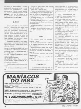 Revista CPU MSX - No. 16 - 1988