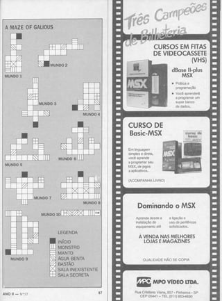 Revista CPU MSX - No. 17 - 1988