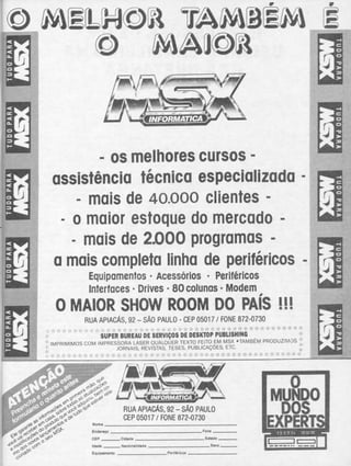 Revista CPU MSX - No. 17 - 1988