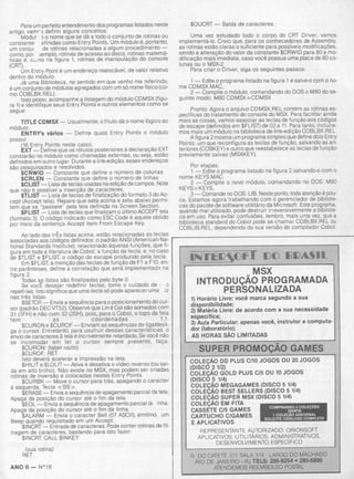 Revista CPU MSX - No. 18 - 1988