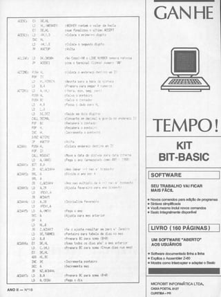 Revista CPU MSX - No. 18 - 1988