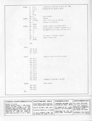 Revista CPU MSX - No. 18 - 1988
