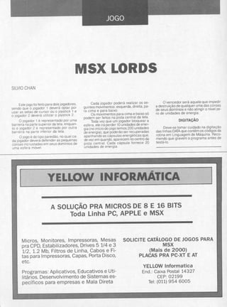 Revista CPU MSX - No. 18 - 1988