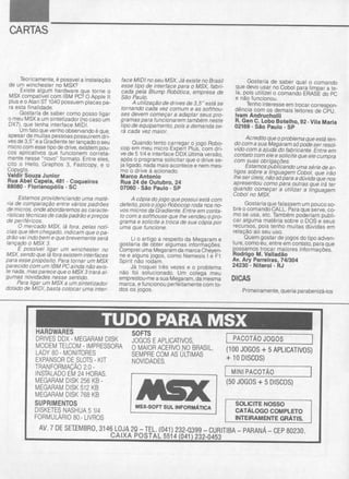 Revista CPU MSX - No. 18 - 1988