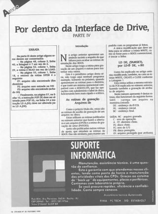 Revista CPU MSX - No. 20 - 1988