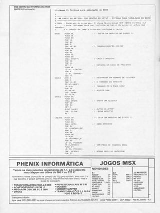 Revista CPU MSX - No. 20 - 1988