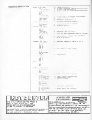 Revista CPU MSX - No. 20 - 1988