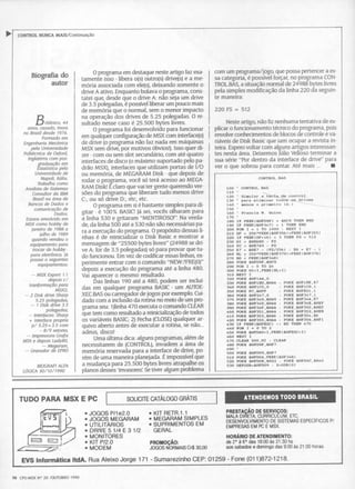 Revista CPU MSX - No. 20 - 1988