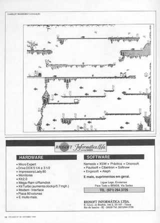 Revista CPU MSX - No. 20 - 1988