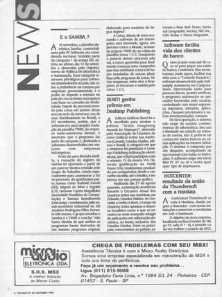 Revista CPU MSX - No. 20 - 1988