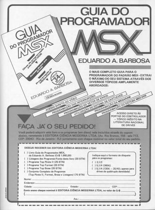 Revista CPU MSX - No. 20 - 1988