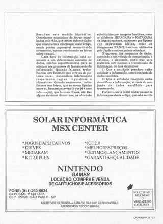 Revista CPU MSX - No. 21 - 1988