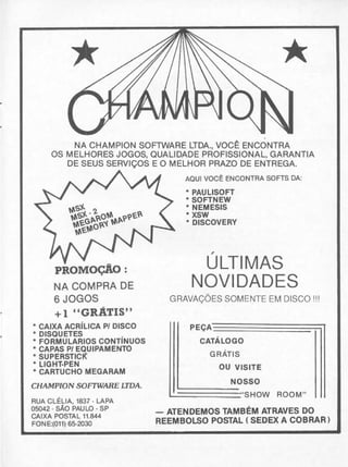 Revista CPU MSX - No. 21 - 1988