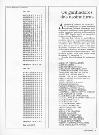 Revista CPU MSX - No. 21 - 1988