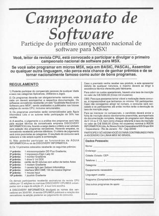 Revista CPU MSX - No. 21 - 1988