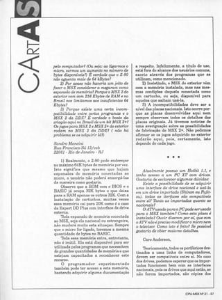 Revista CPU MSX - No. 21 - 1988