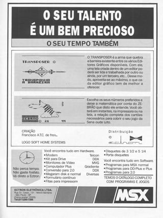 Revista CPU MSX - No. 21 - 1988