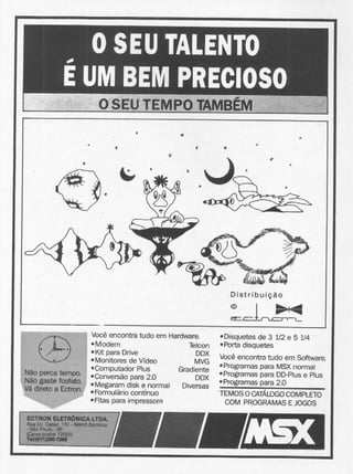 Revista CPU MSX - No. 23 - 1988