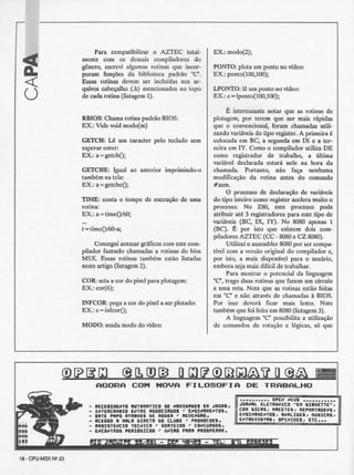 Revista CPU MSX - No. 23 - 1988
