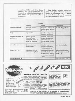 Revista CPU MSX - No. 23 - 1988