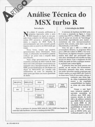 Revista CPU MSX - No. 23 - 1988