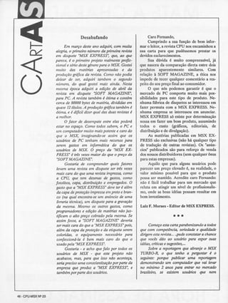 Revista CPU MSX - No. 23 - 1988