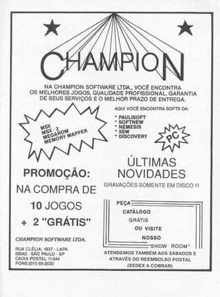 Revista CPU MSX - No. 23 - 1988