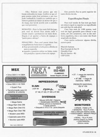 Revista CPU MSX - No. 23 - 1988