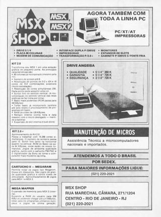 Revista CPU MSX - No. 23 - 1988