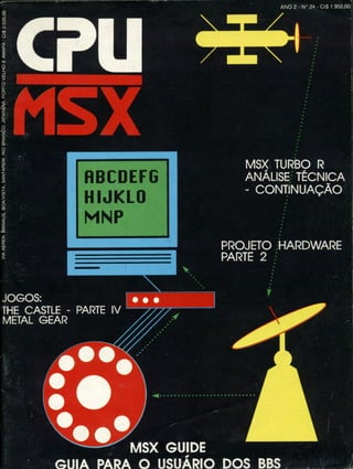 Revista CPU MSX - No. 24 - 1988