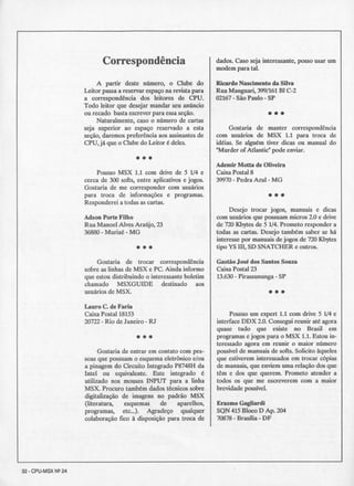 Revista CPU MSX - No. 24 - 1988
