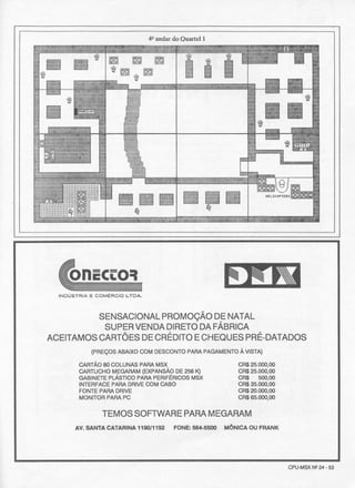 Revista CPU MSX - No. 24 - 1988