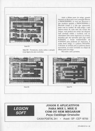 Revista CPU MSX - No. 24 - 1988