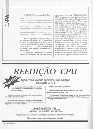 Revista CPU MSX - No. 25 - 1988