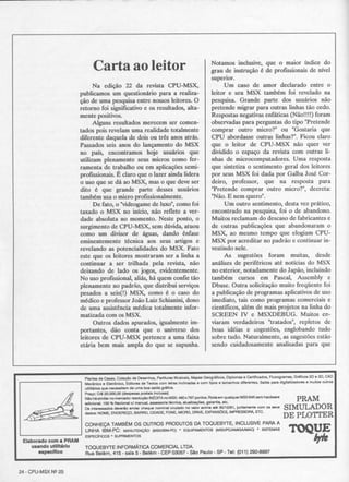 Revista CPU MSX - No. 25 - 1988