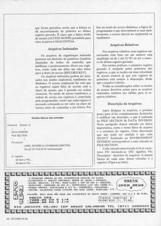 Revista CPU MSX - No. 25 - 1988