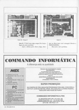 Revista CPU MSX - No. 25 - 1988